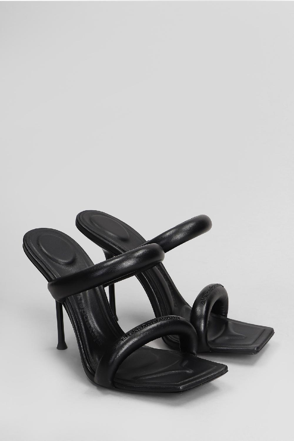 Deliberti Alexander Wang Sandali Julie 105 In Pelle Nera Cod. 408652 - Deliberti The Luxury Shopping