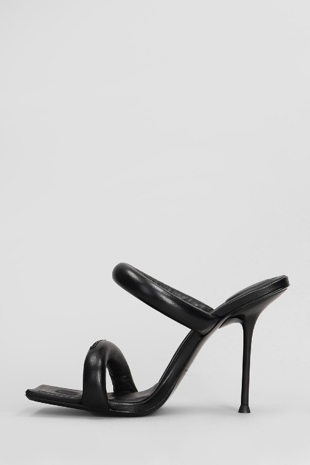 Deliberti Alexander Wang Sandali Julie 105 In Pelle Nera Cod. 408652 - Deliberti The Luxury Shopping