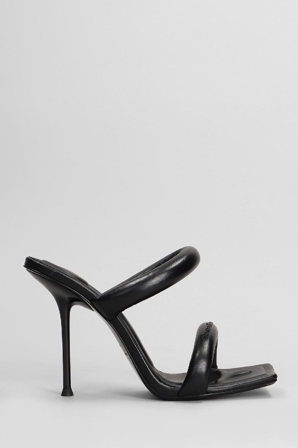 Deliberti Alexander Wang Sandali julie 105 in pelle nera cod. 408652 - Deliberti The Luxury Shopping