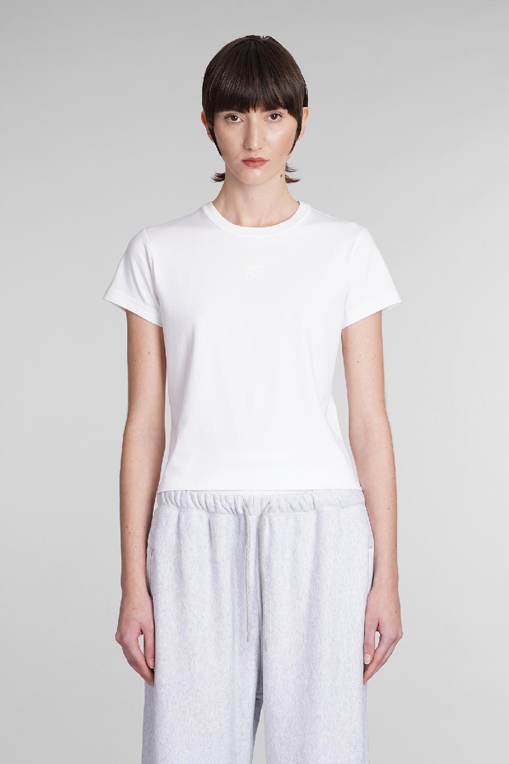 Deliberti Alexander Wang T-shirt in cotone bianco cod. 355570 - Deliberti The Luxury Shopping