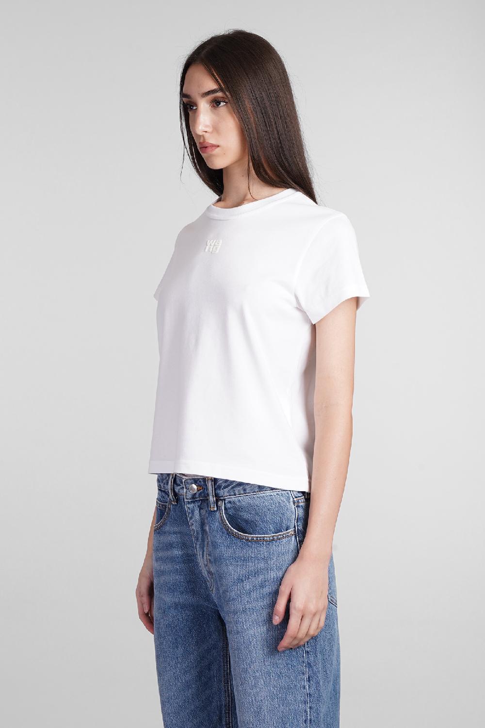 Deliberti Alexander Wang T-shirt In Cotone Bianco Cod. 408605 - Deliberti The Luxury Shopping