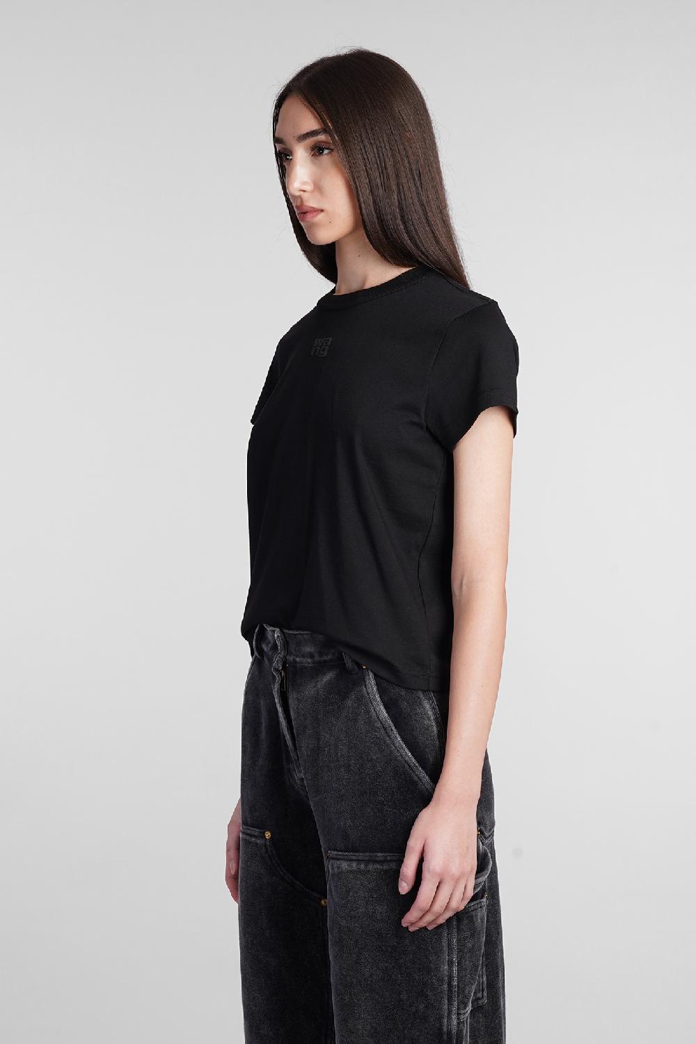 Deliberti Alexander Wang T-shirt In Cotone Nero Cod. 408604 - Deliberti The Luxury Shopping