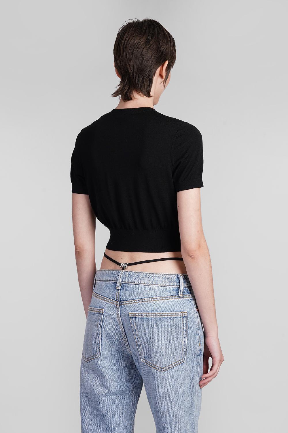 Deliberti Alexander Wang Topwear In Lana Nera Cod. 401758 - Deliberti The Luxury Shopping