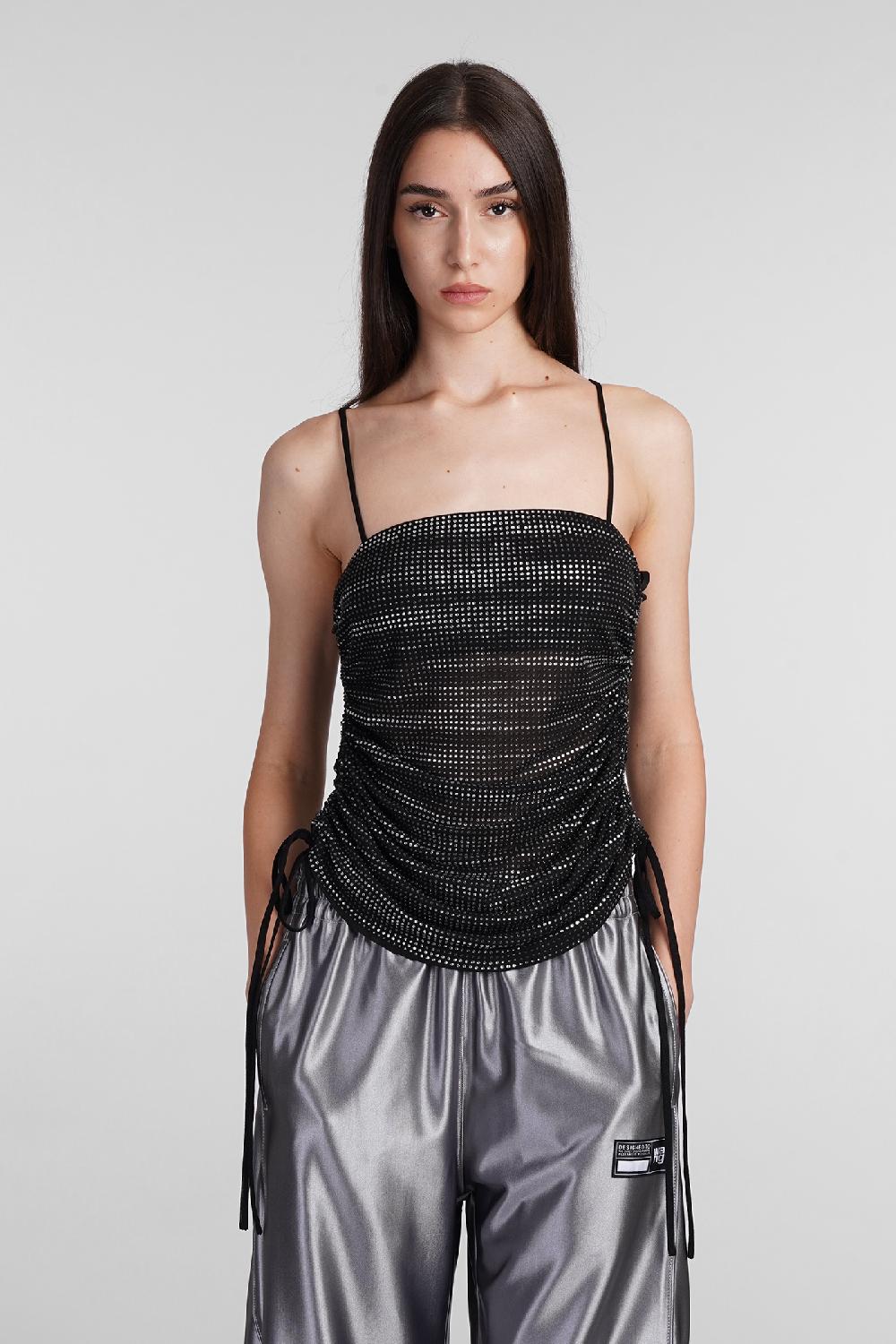 Deliberti Alexander Wang Topwear in poliestere nero cod. 408657 - Deliberti The Luxury Shopping