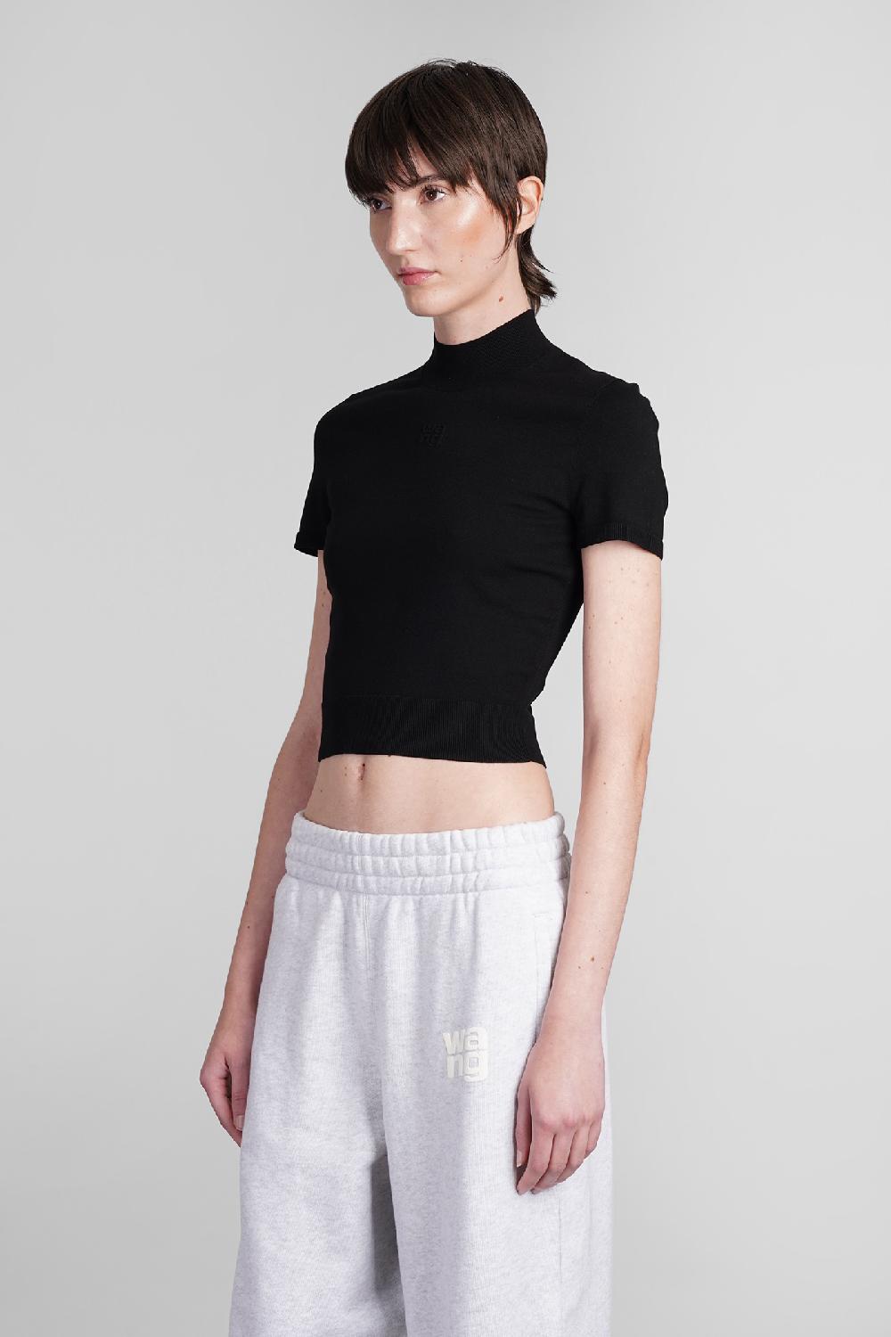 Deliberti Alexander Wang Topwear In Viscosa Nera Cod. 401867 - Deliberti The Luxury Shopping