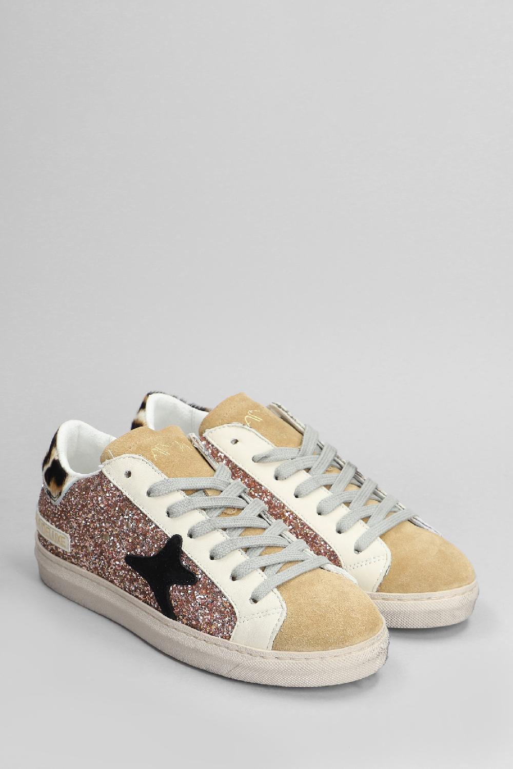 Deliberti Ama Brand Sneakers In Glitter Multicolor Cod. 404595 - Deliberti The Luxury Shopping
