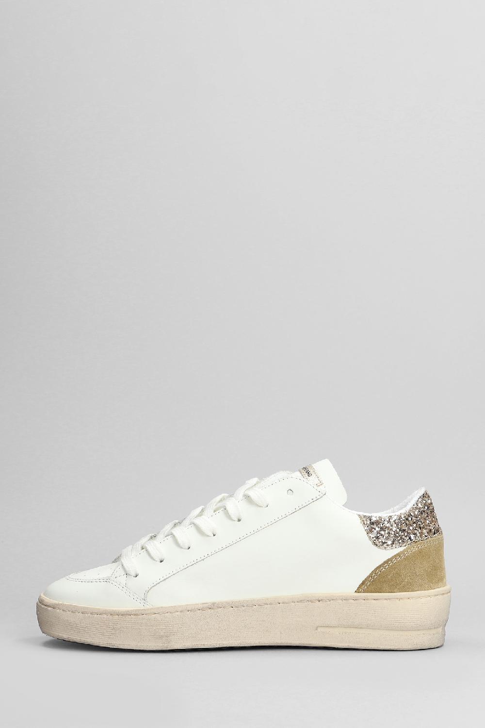 Deliberti Ama Brand Sneakers In Pelle Bianca Cod. 404589 - Deliberti The Luxury Shopping
