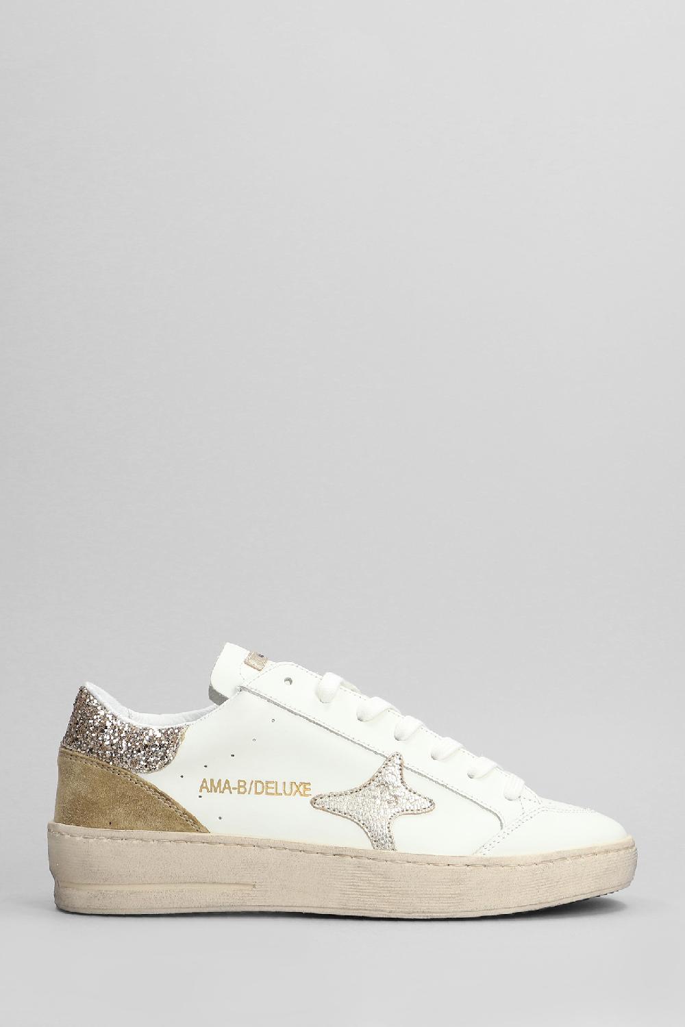 Deliberti Ama Brand Sneakers in pelle bianca cod. 404589 - Deliberti The Luxury Shopping