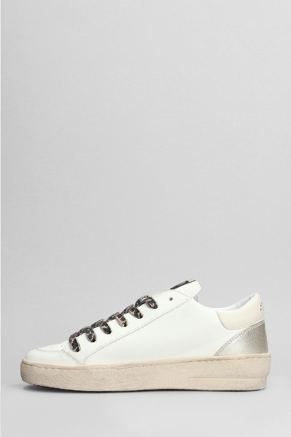Deliberti Ama Brand Sneakers In Pelle Bianca Cod. 404590 - Deliberti The Luxury Shopping
