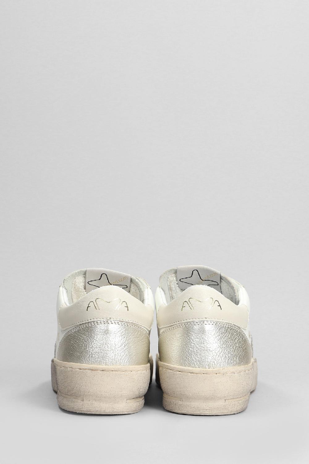 Deliberti Ama Brand Sneakers In Pelle Bianca Cod. 404590 - Deliberti The Luxury Shopping