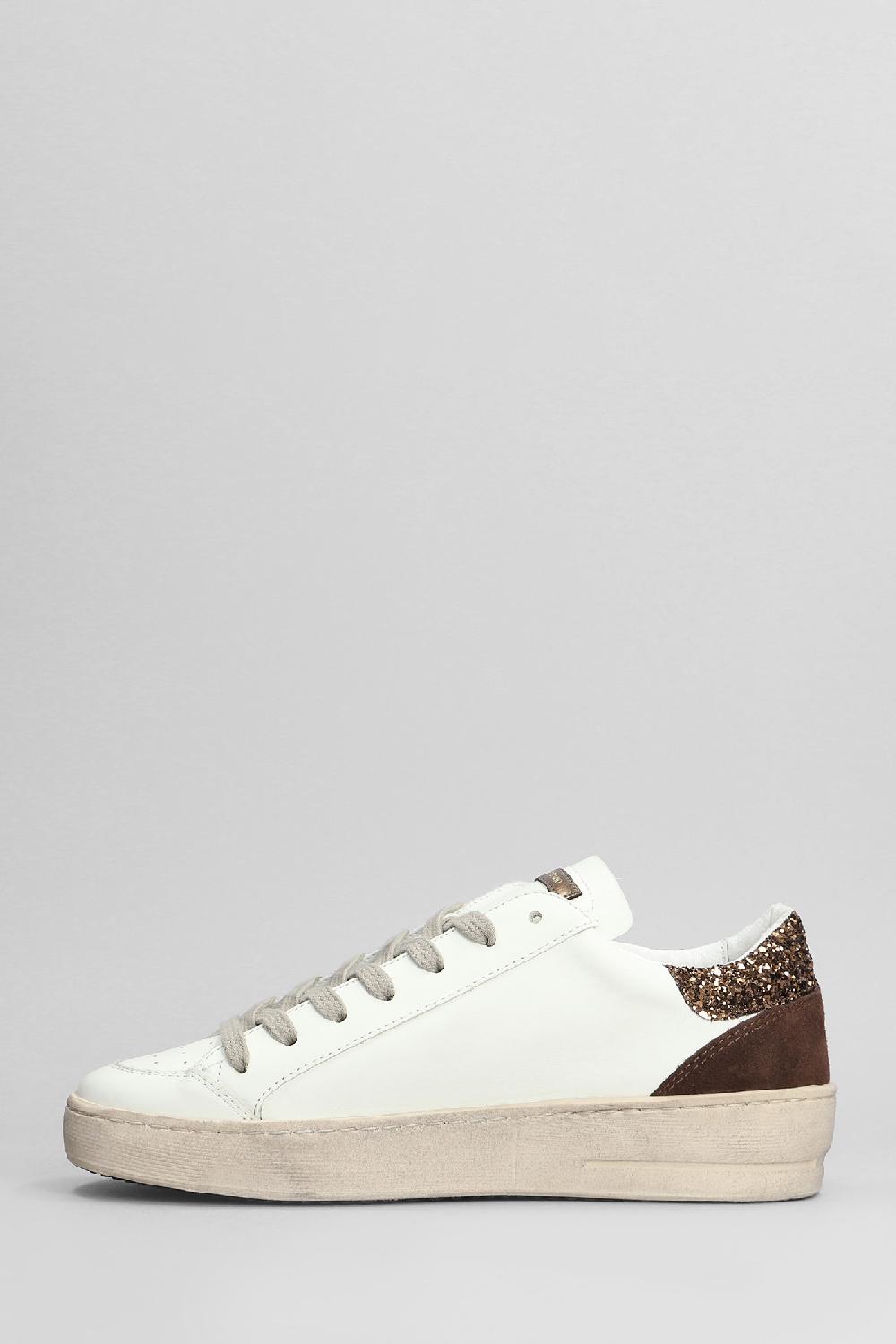 Deliberti Ama Brand Sneakers In Pelle Bianca Cod. 404591 - Deliberti The Luxury Shopping