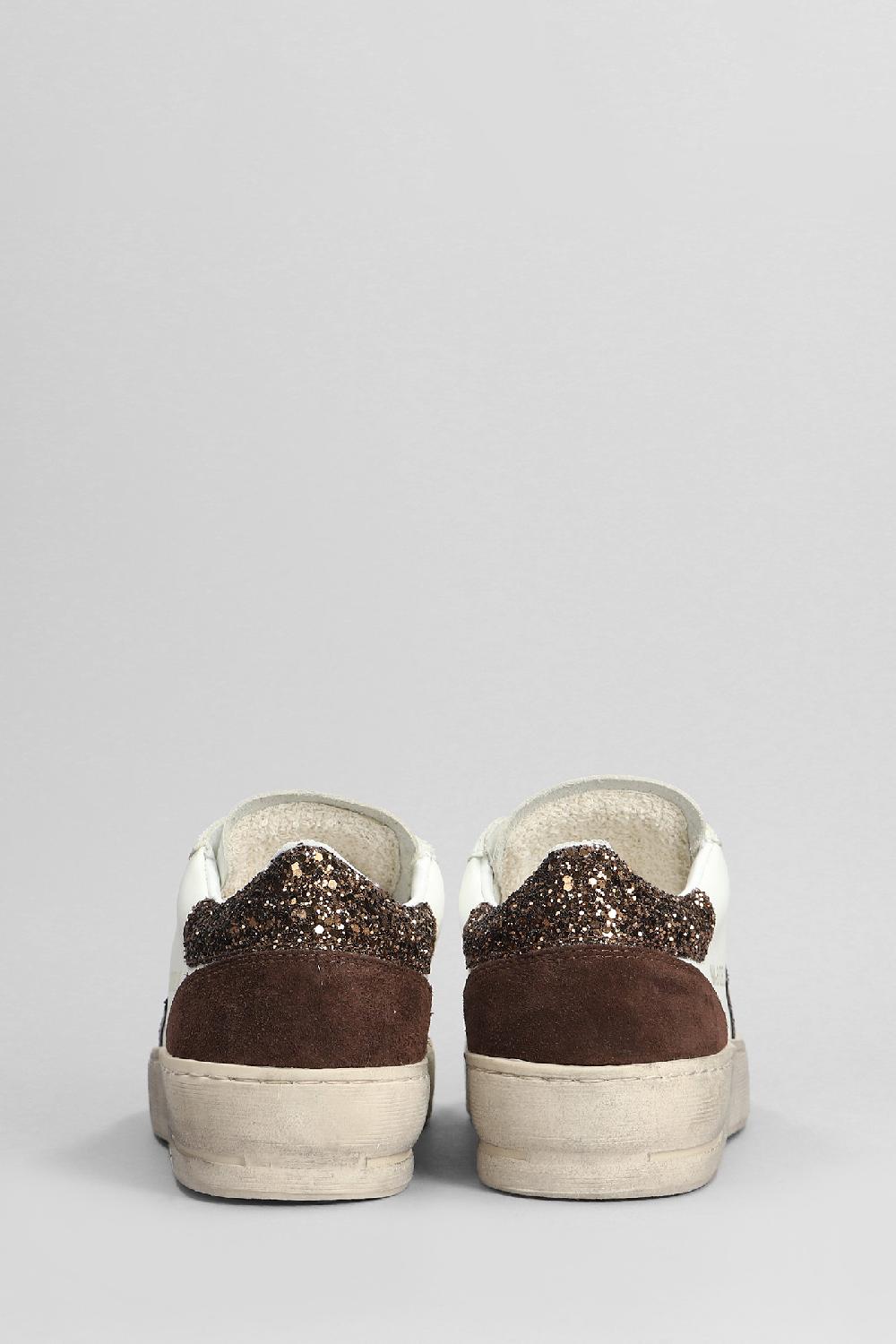 Deliberti Ama Brand Sneakers In Pelle Bianca Cod. 404591 - Deliberti The Luxury Shopping