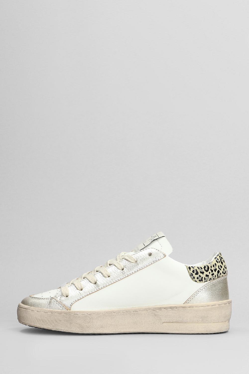 Deliberti Ama Brand Sneakers In Pelle Bianca Cod. 404592 - Deliberti The Luxury Shopping