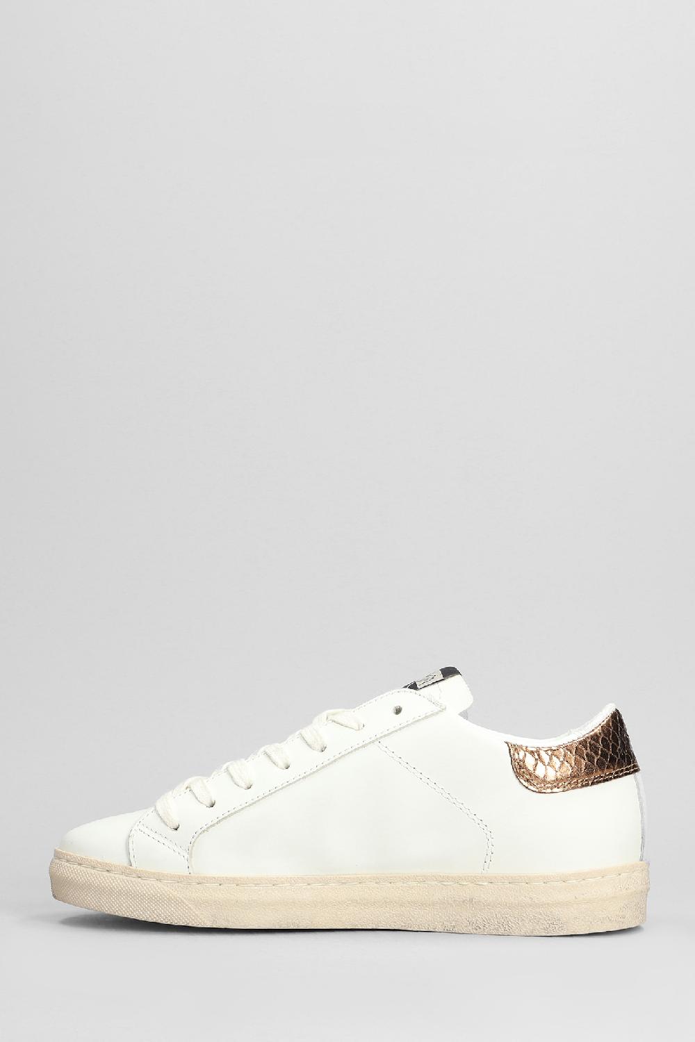 Deliberti Ama Brand Sneakers In Pelle Bianca Cod. 404594 - Deliberti The Luxury Shopping