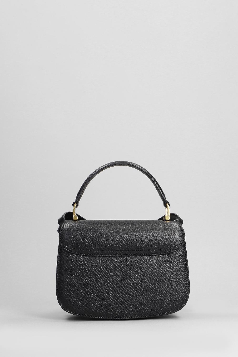 Deliberti Ami Paris Borsa A Spalla In Pelle Nera Cod. 401906 - Deliberti The Luxury Shopping