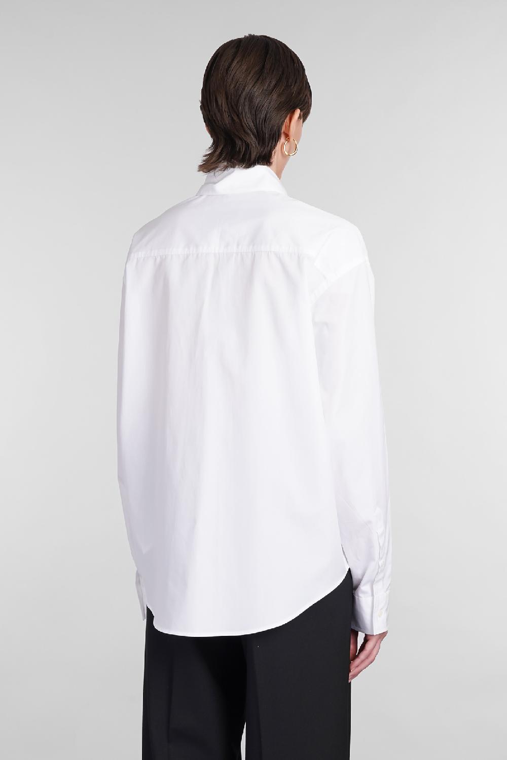 Deliberti Ami Paris Camicia In Cotone Bianco Cod. 402084 - Deliberti The Luxury Shopping
