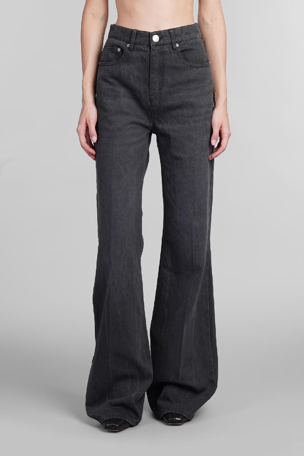 Deliberti Ami Paris Jeans in cotone nero cod. 405009 - Deliberti The Luxury Shopping