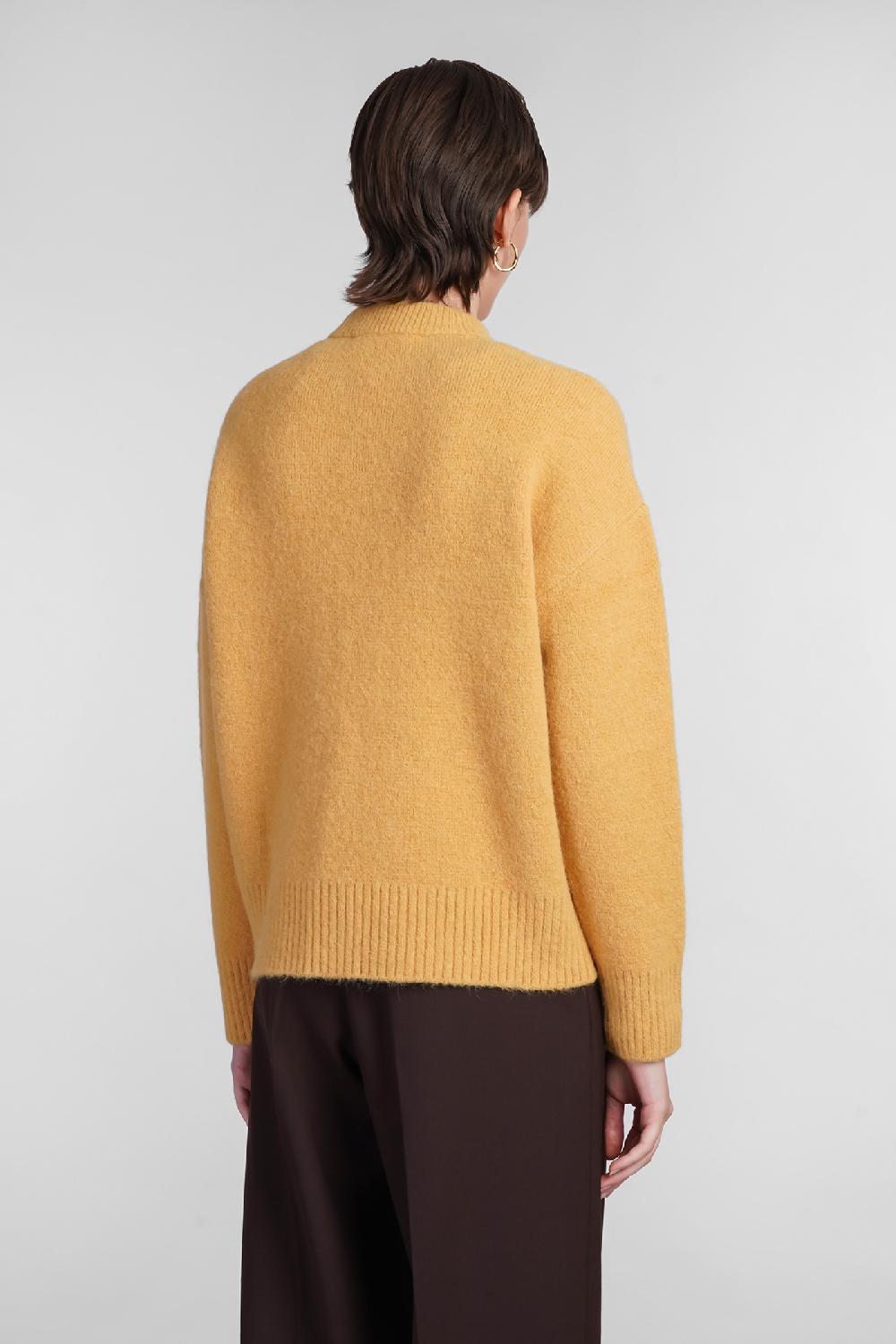 Deliberti Ami Paris Maglia In Lana Gialla Cod. 402082 - Deliberti The Luxury Shopping