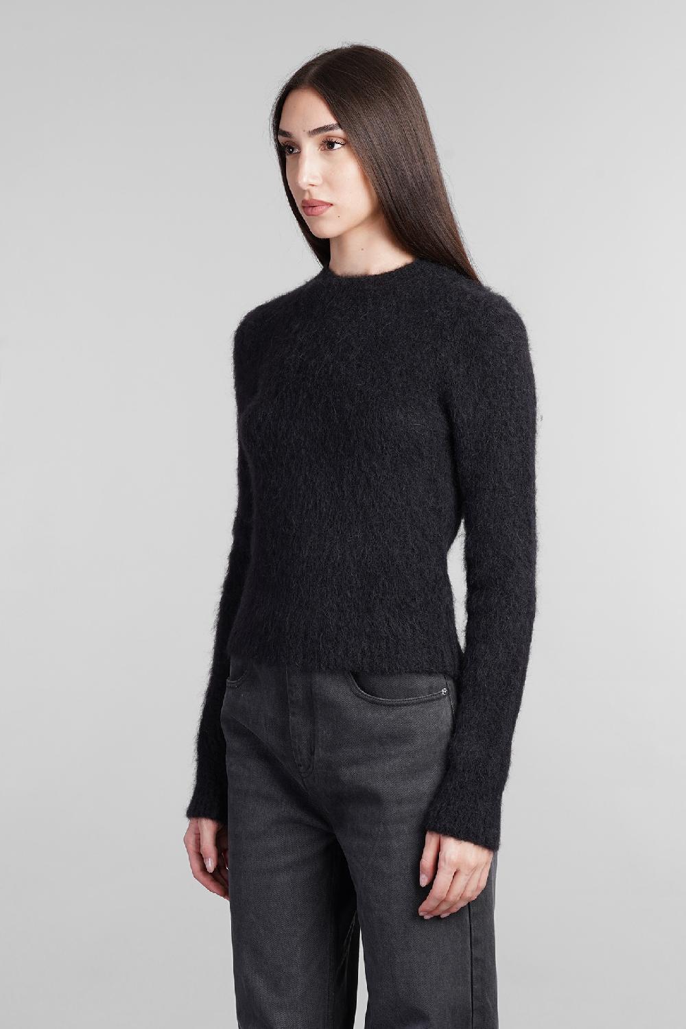 Deliberti Ami Paris Maglia In Lana Nera Cod. 406121 - Deliberti The Luxury Shopping