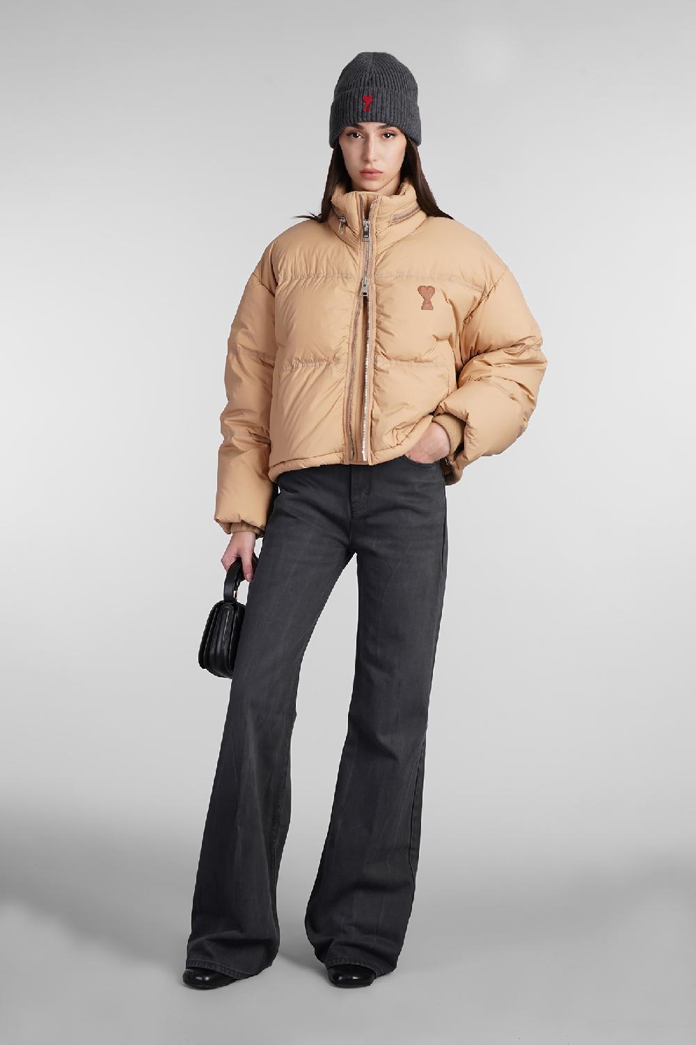 Deliberti Ami Paris Piumino In Poliammide Beige Cod. 409143 - Deliberti The Luxury Shopping