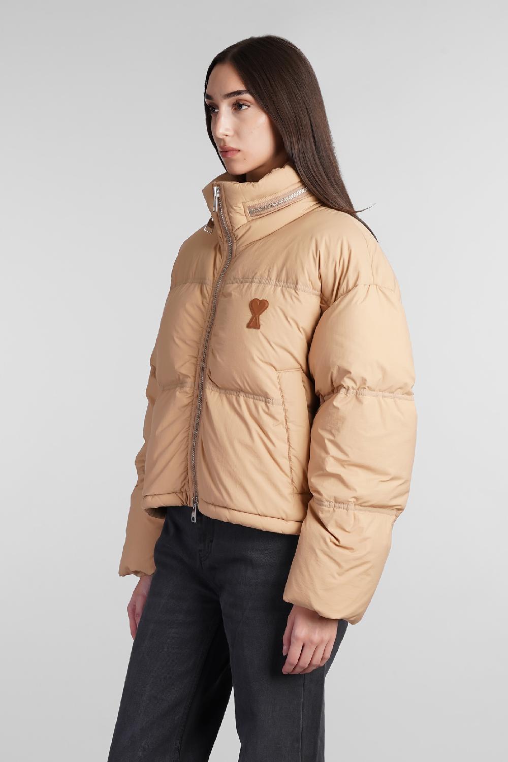 Deliberti Ami Paris Piumino In Poliammide Beige Cod. 409143 - Deliberti The Luxury Shopping