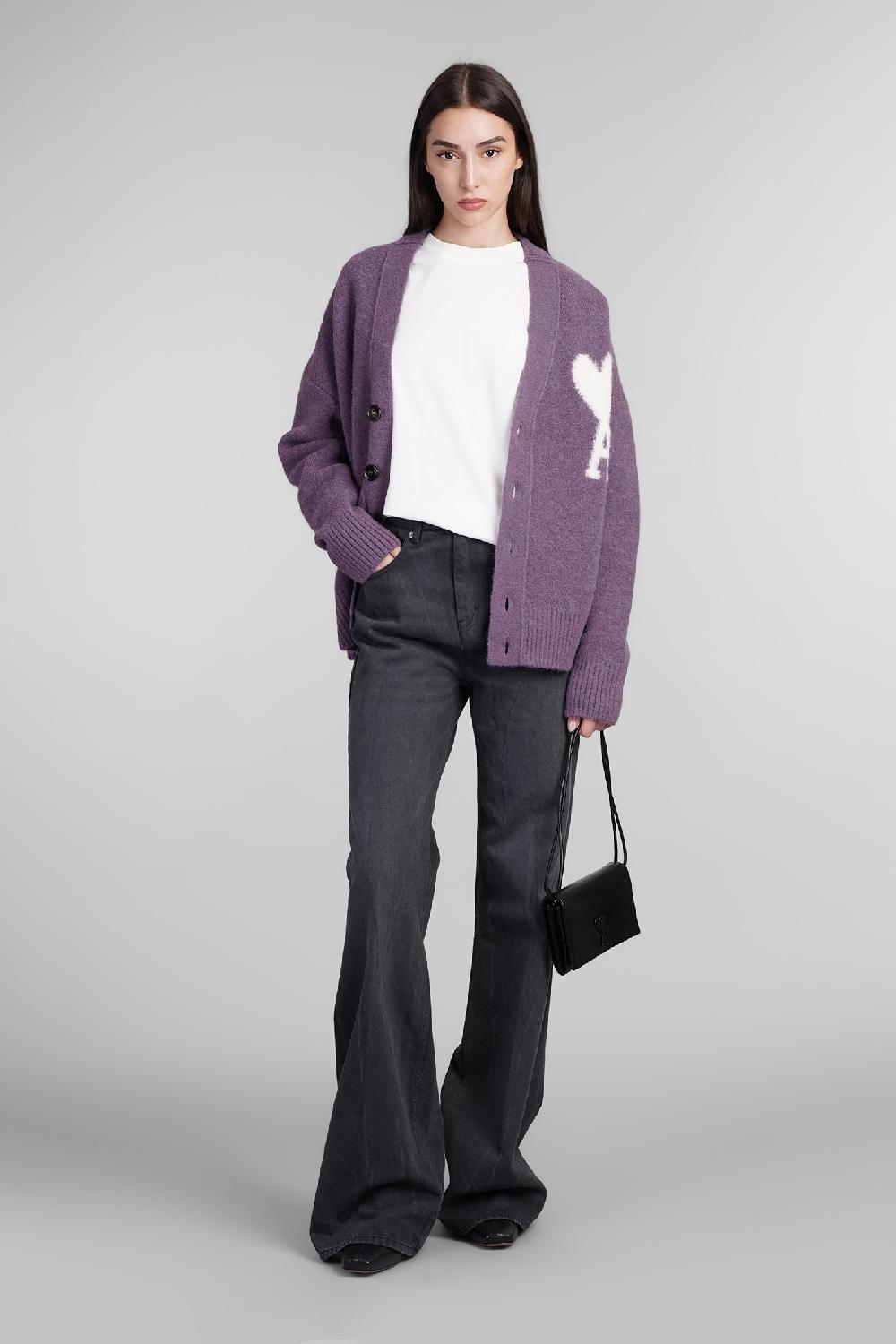 Deliberti Ami Paris T-shirt In Cotone Bianco Cod. 403274 - Deliberti The Luxury Shopping