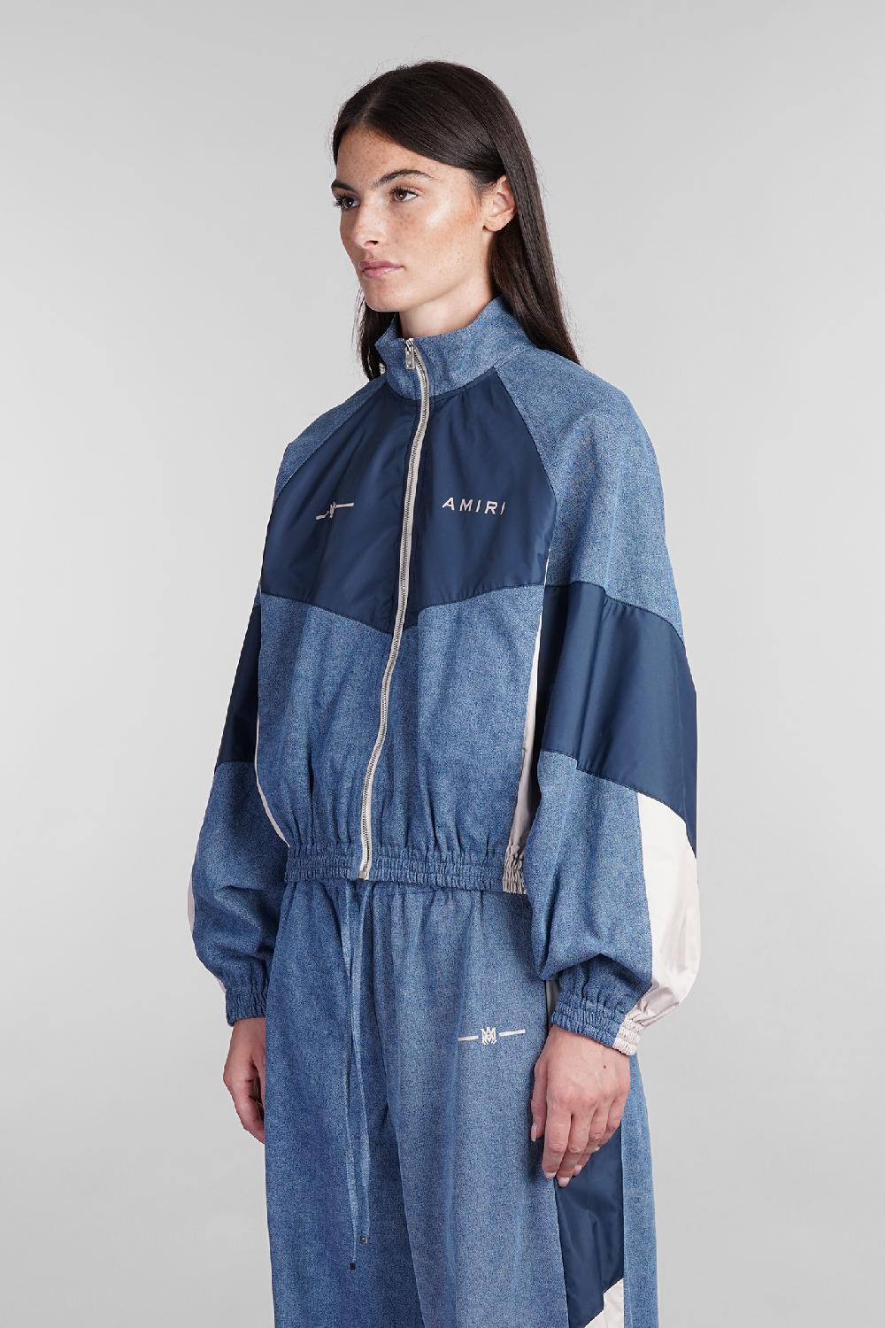 Deliberti Amiri Giacca Casual In Nylon Blu Cod. 405354 - Deliberti The Luxury Shopping