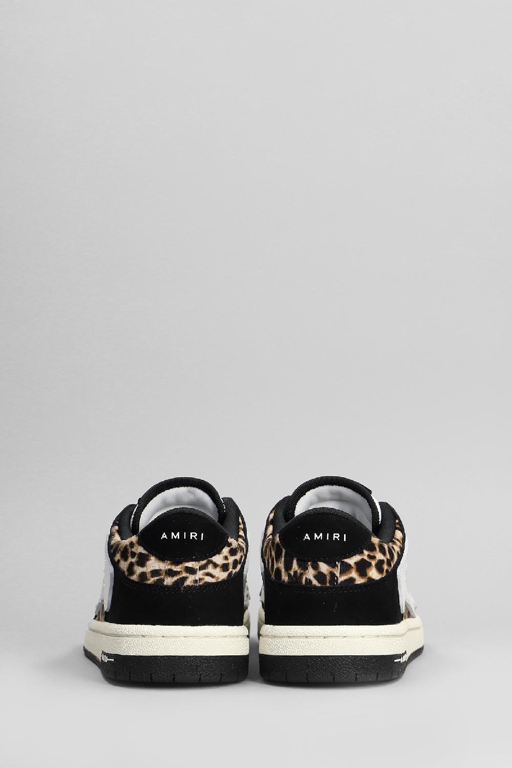 Deliberti Amiri Sneakers Leopard Skel Top Low In Pelle Nera Cod. 409876 - Deliberti The Luxury Shopping