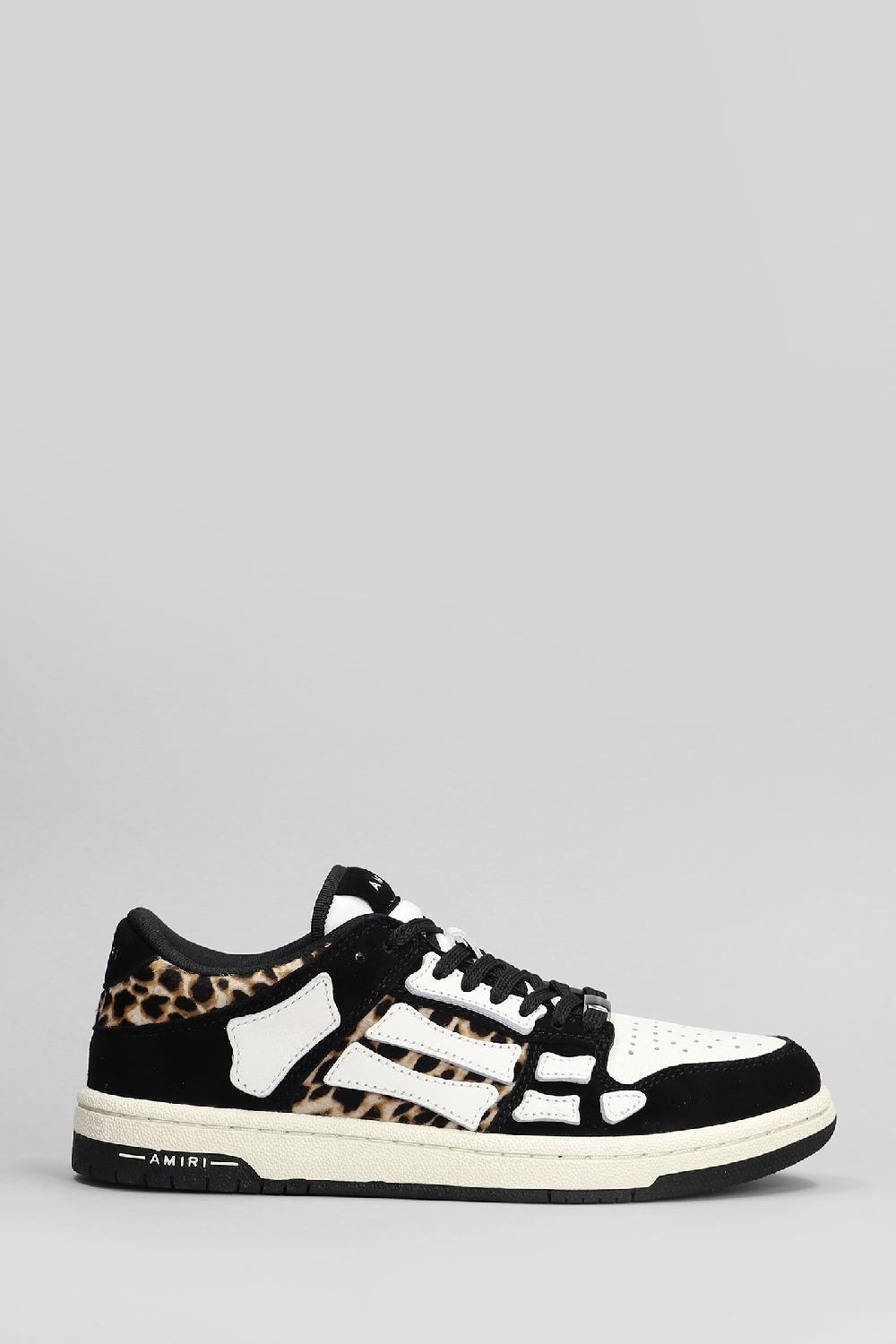 Deliberti Amiri Sneakers leopard skel top low in pelle nera cod. 409876 - Deliberti The Luxury Shopping