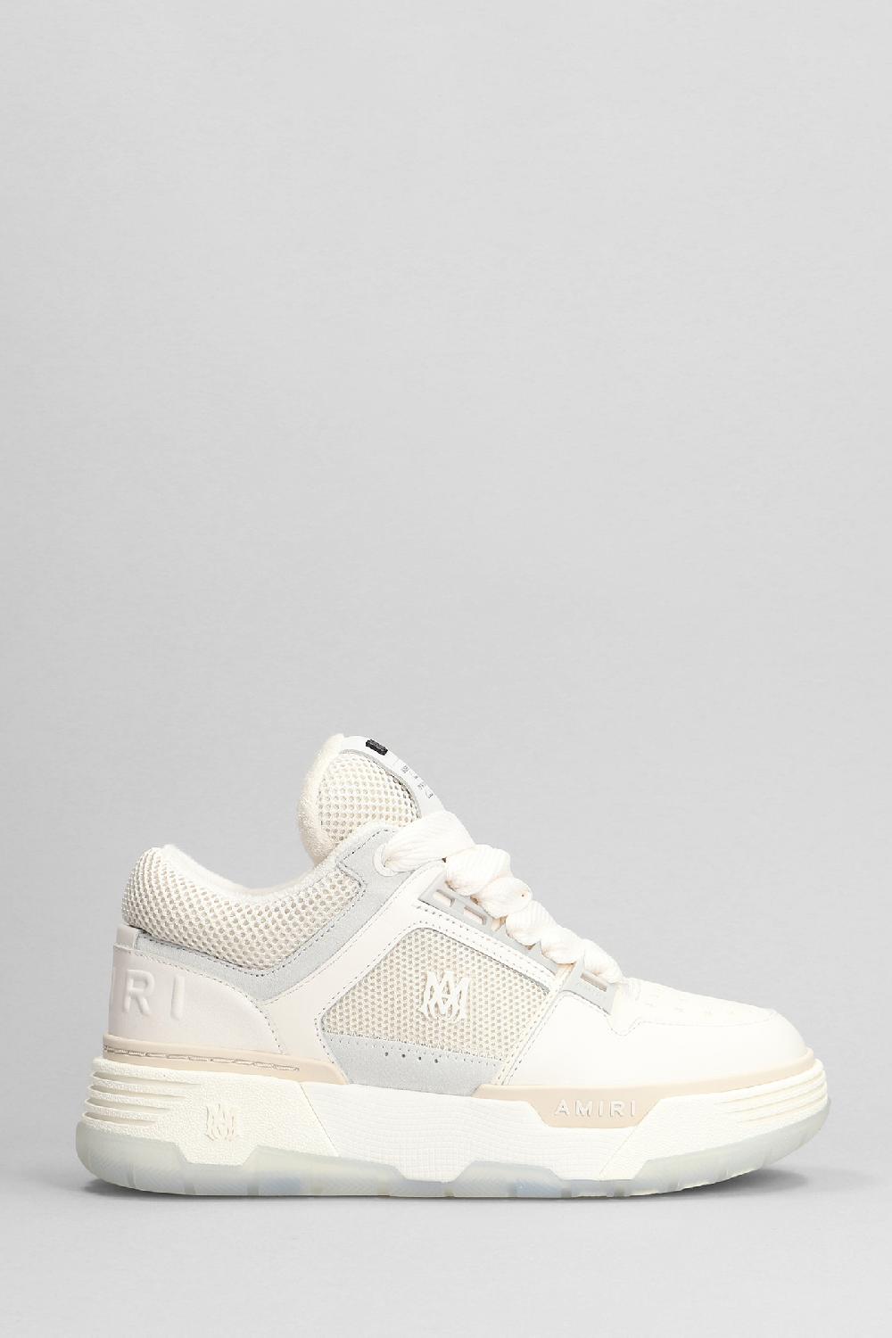 Deliberti Amiri Sneakers ma-1 in pelle beige cod. 394777 - Deliberti The Luxury Shopping