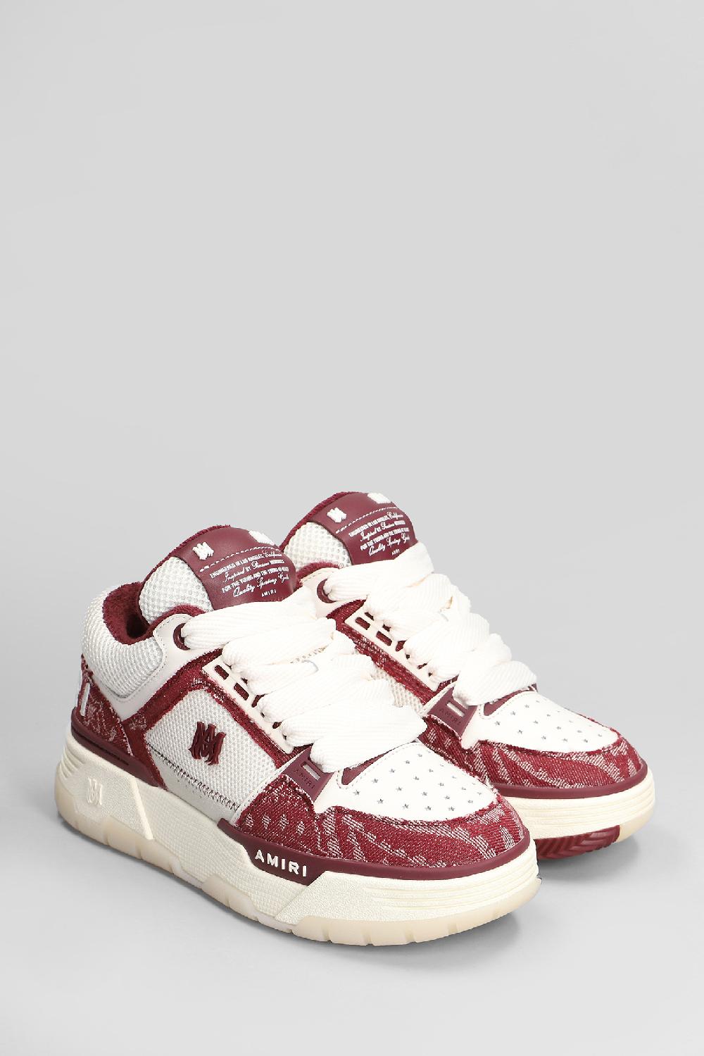 Deliberti Amiri Sneakers Ma 1 In Pelle E Tessuto Bianco Cod. 409879 - Deliberti The Luxury Shopping