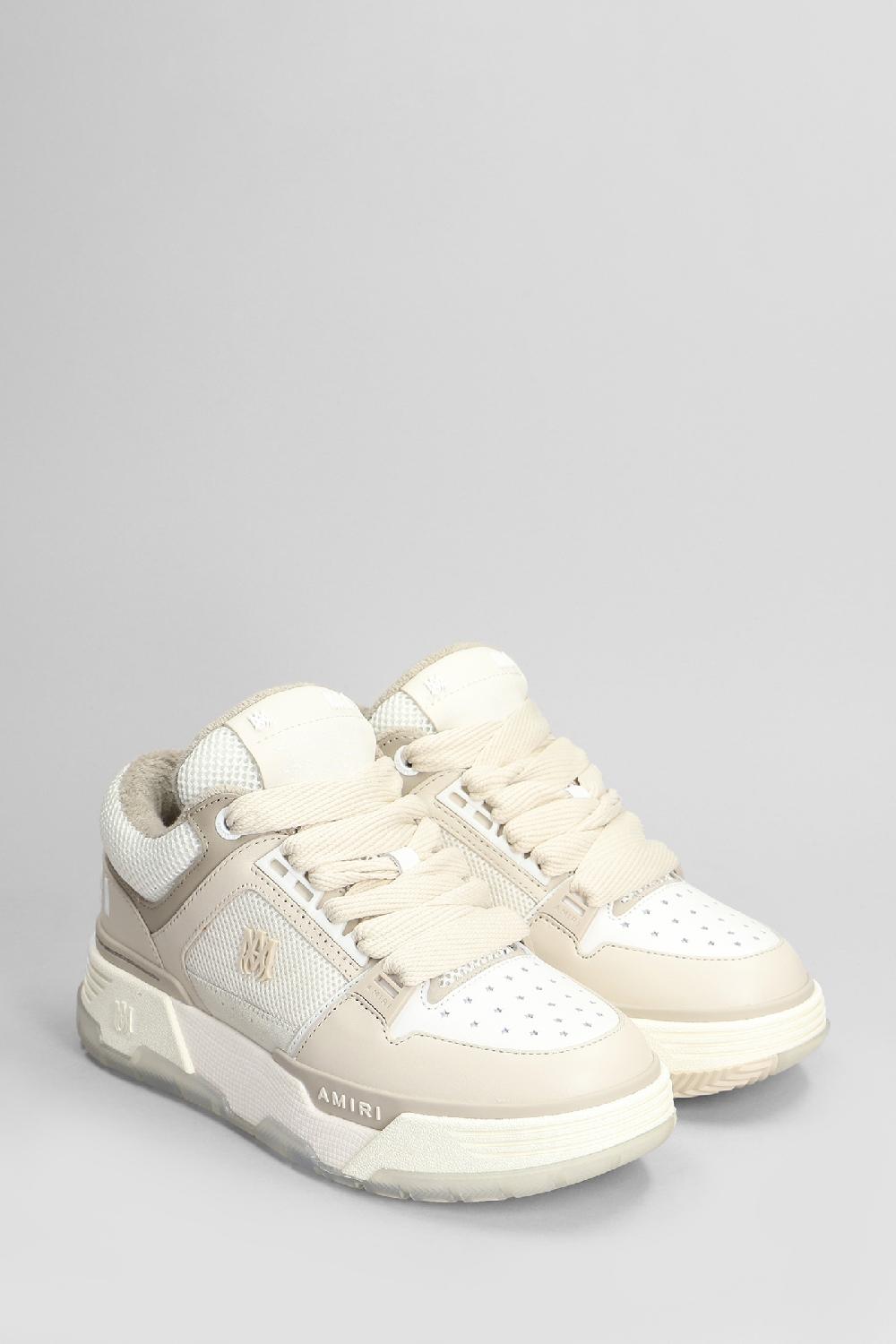 Deliberti Amiri Sneakers Ma1 In Pelle Beige Cod. 405361 - Deliberti The Luxury Shopping