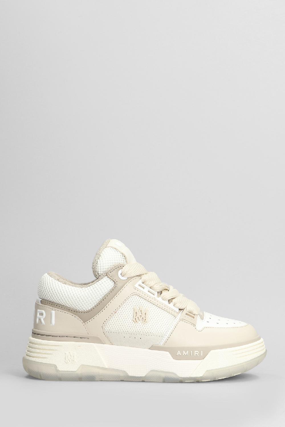 Deliberti Amiri Sneakers ma1 in pelle beige cod. 405361 - Deliberti The Luxury Shopping