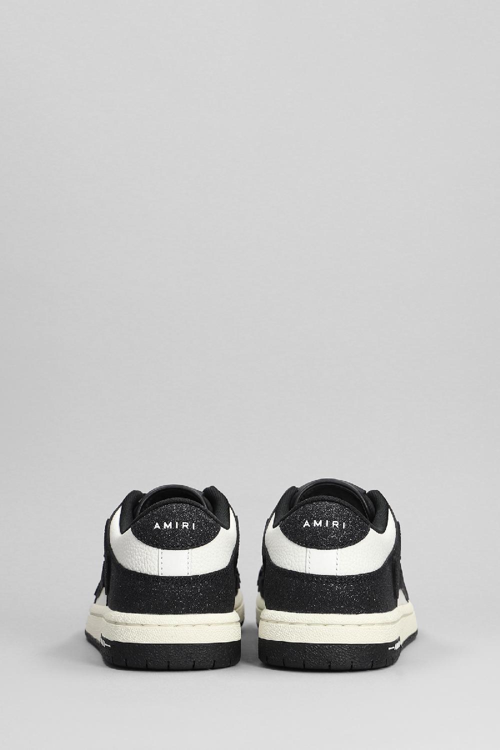 Deliberti Amiri Sneakers Shimmer Skel Top In Pelle Nera Cod. 401271 - Deliberti The Luxury Shopping