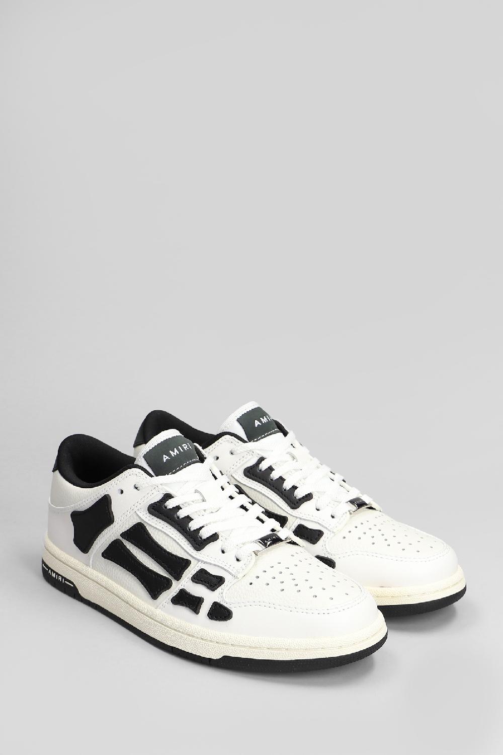 Deliberti Amiri Sneakers Skel Top Low In Pelle Bianca Cod. 409881 - Deliberti The Luxury Shopping