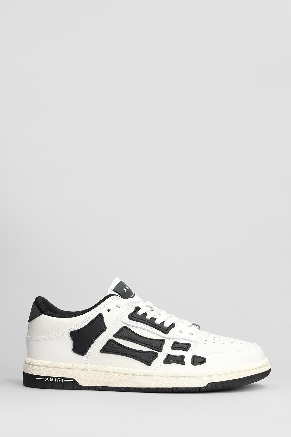 Deliberti Amiri Sneakers skel top low in pelle bianca cod. 409881 - Deliberti The Luxury Shopping