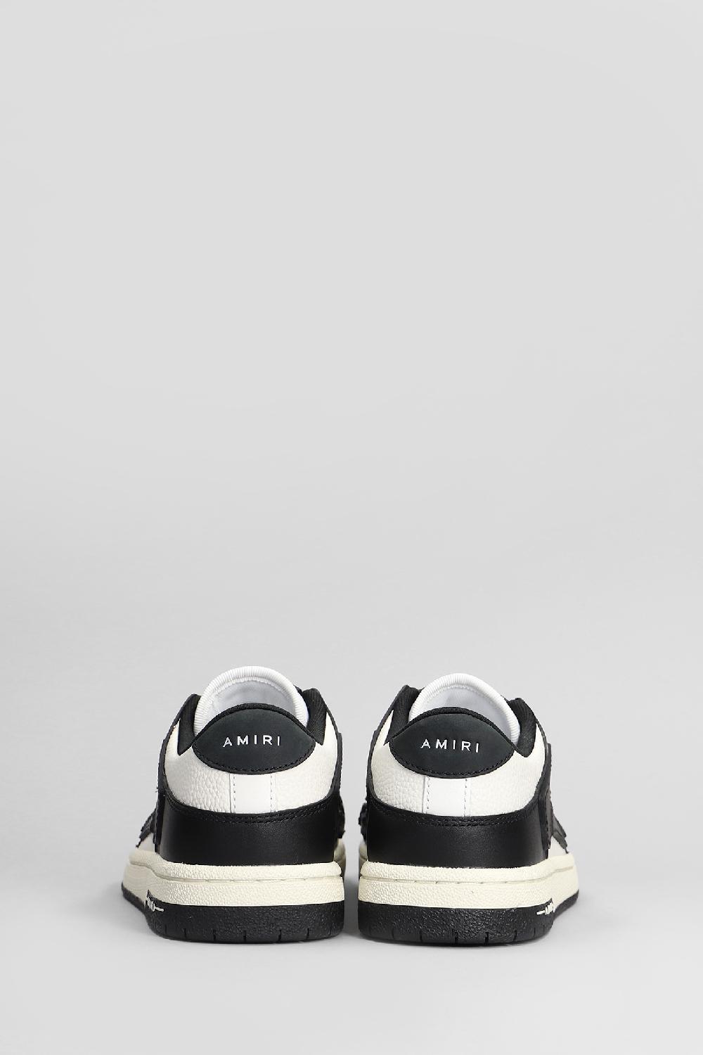 Deliberti Amiri Sneakers Skel Top Low In Pelle Nera Cod. 409874 - Deliberti The Luxury Shopping