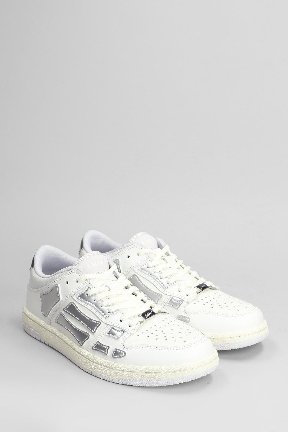 Deliberti Amiri Sneakers Skeltop Low In Pelle Bianca Cod. 405360 - Deliberti The Luxury Shopping