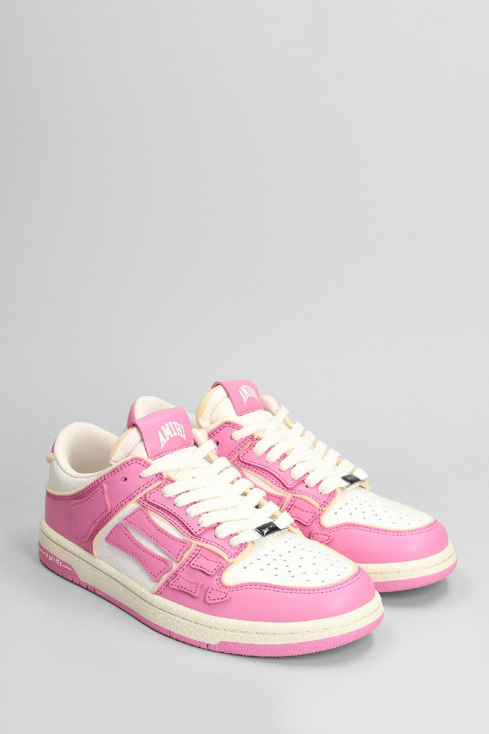 Deliberti Amiri Sneakers Skeltop Low In Pelle Rosa Cod. 405359 - Deliberti The Luxury Shopping