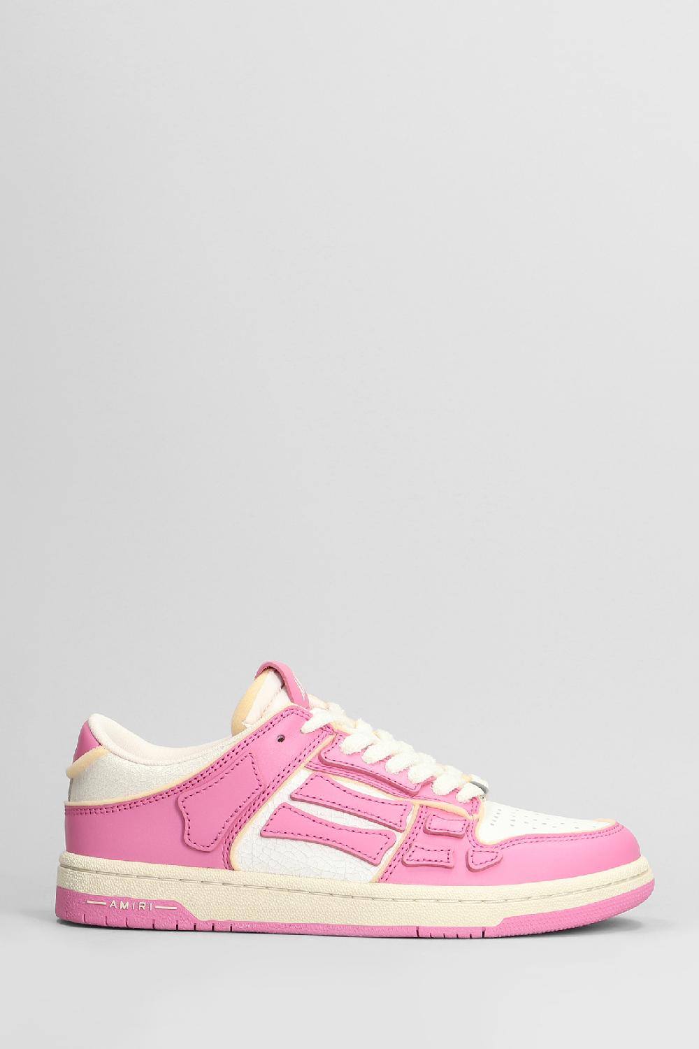 Deliberti Amiri Sneakers skeltop low in pelle rosa cod. 405359 - Deliberti The Luxury Shopping