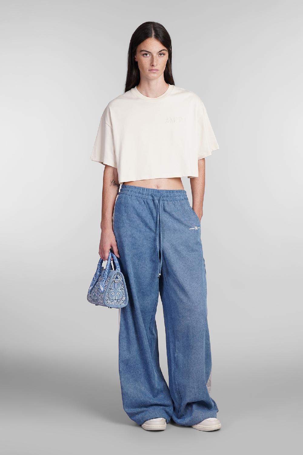 Deliberti Amiri T-shirt In Cotone Beige Cod. 401273 - Deliberti The Luxury Shopping