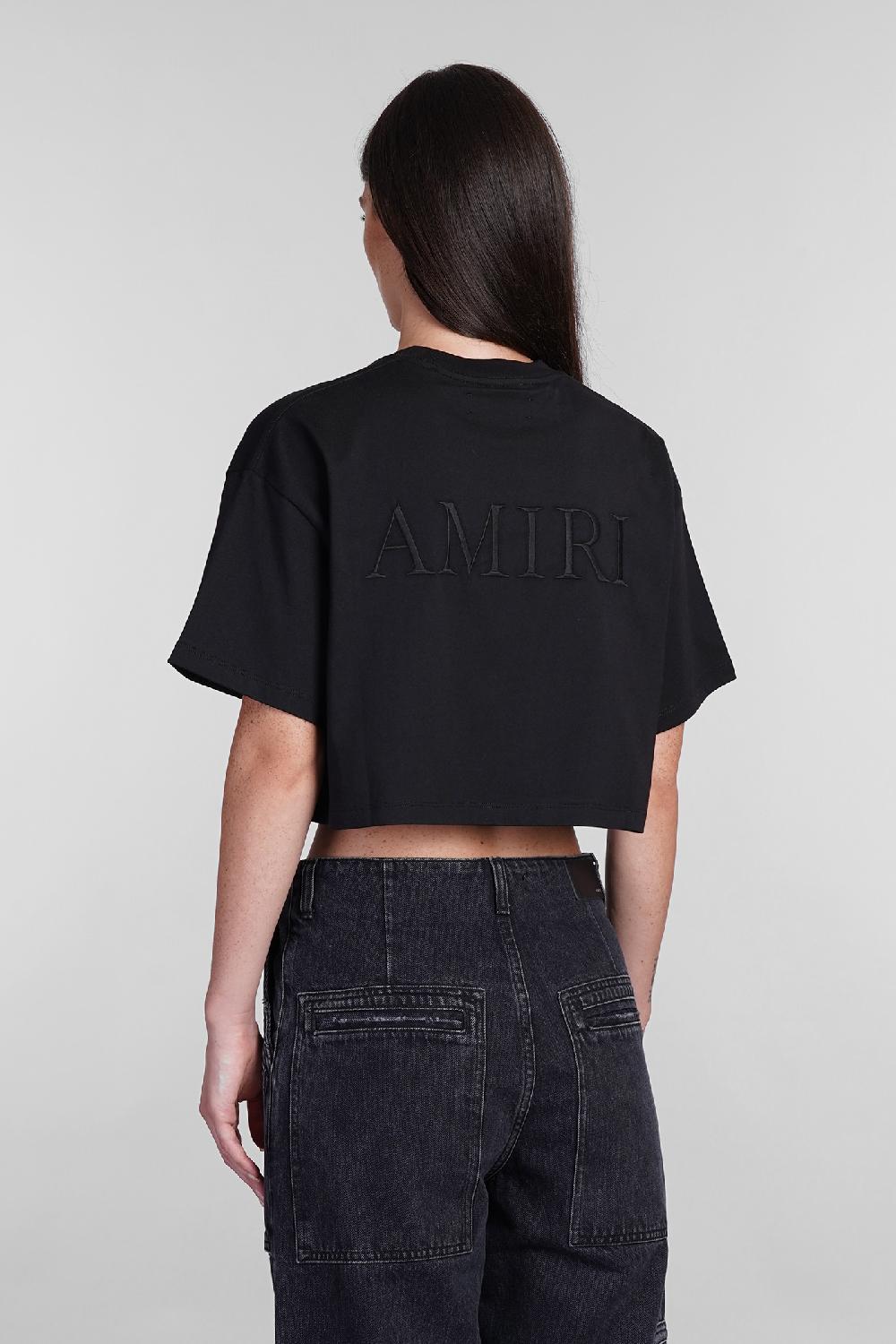 Deliberti Amiri T-shirt In Cotone Nero Cod. 401272 - Deliberti The Luxury Shopping