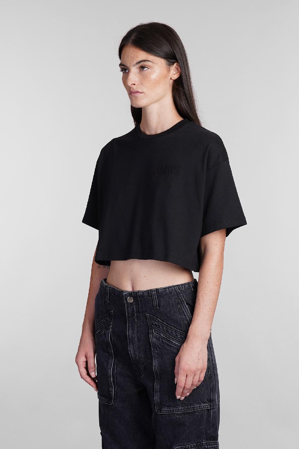 Deliberti Amiri T-shirt In Cotone Nero Cod. 401272 - Deliberti The Luxury Shopping