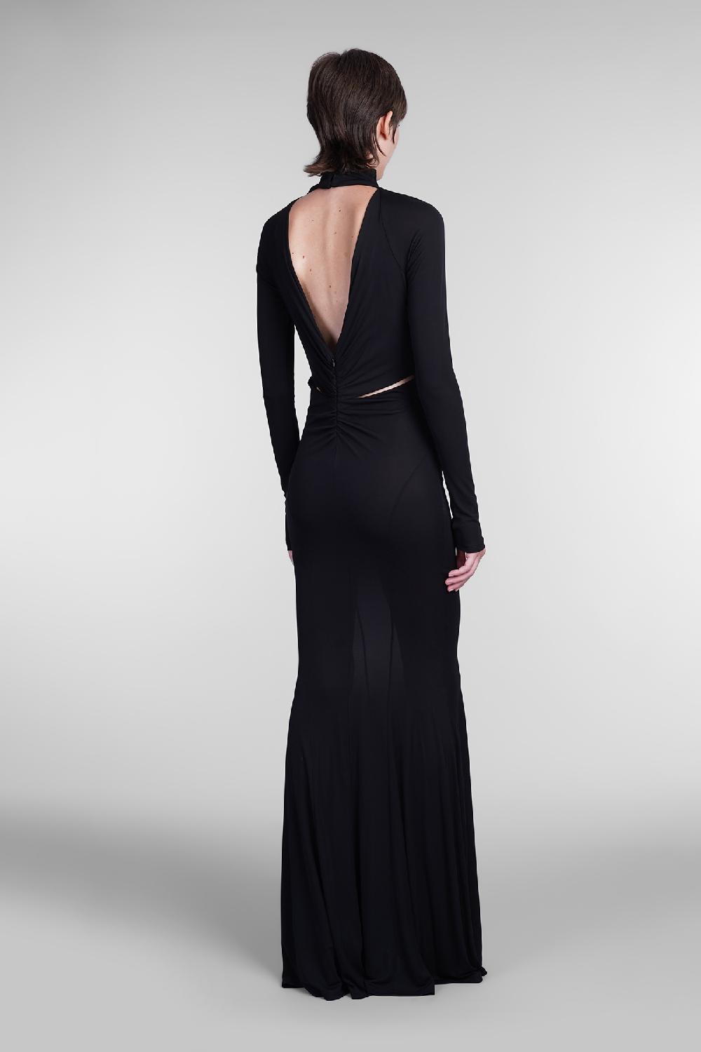 Deliberti Andreadamo Abito In Viscosa Nera Cod. 405558 - Deliberti The Luxury Shopping