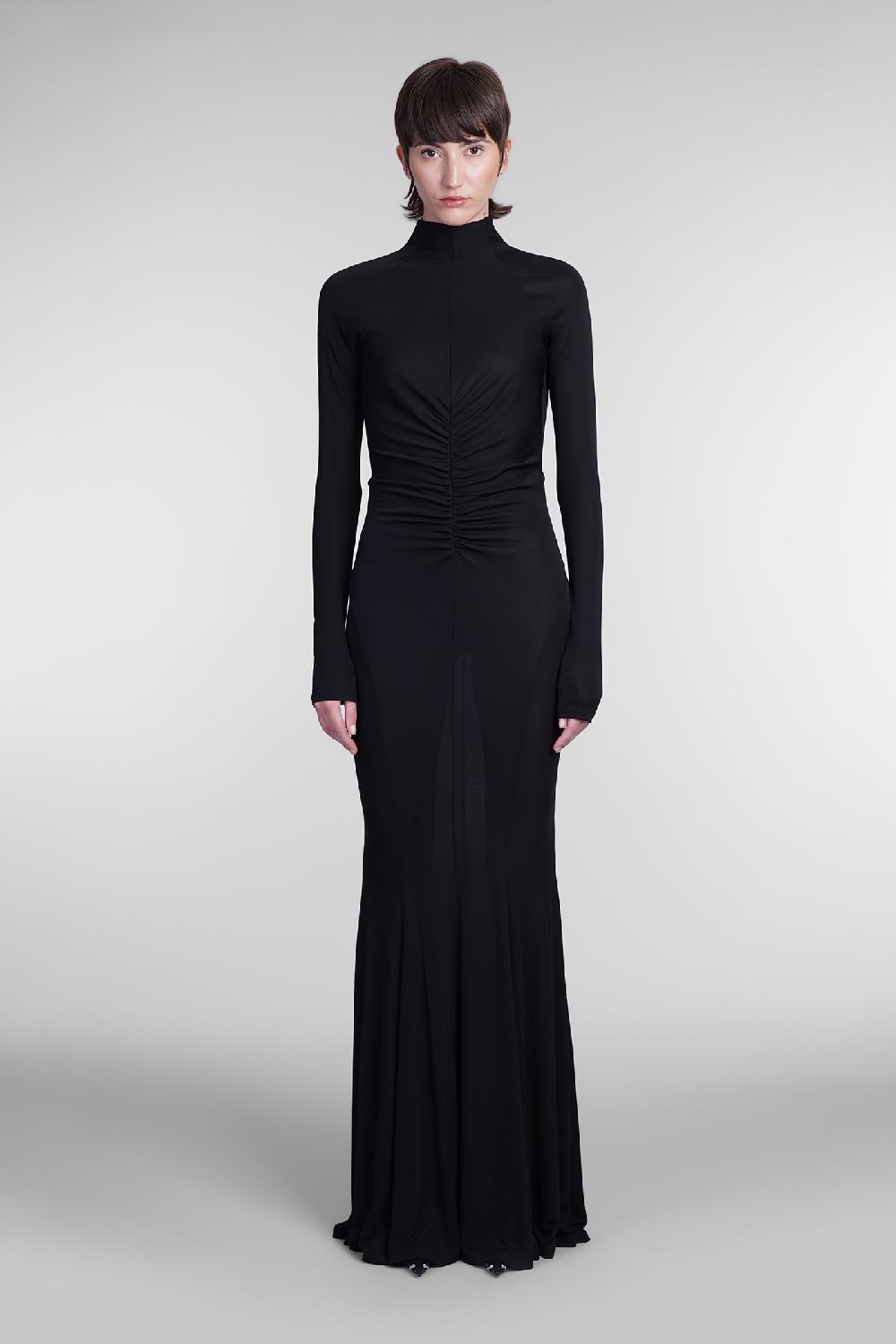 Deliberti Andreadamo Abito in viscosa nera cod. 405558 - Deliberti The Luxury Shopping