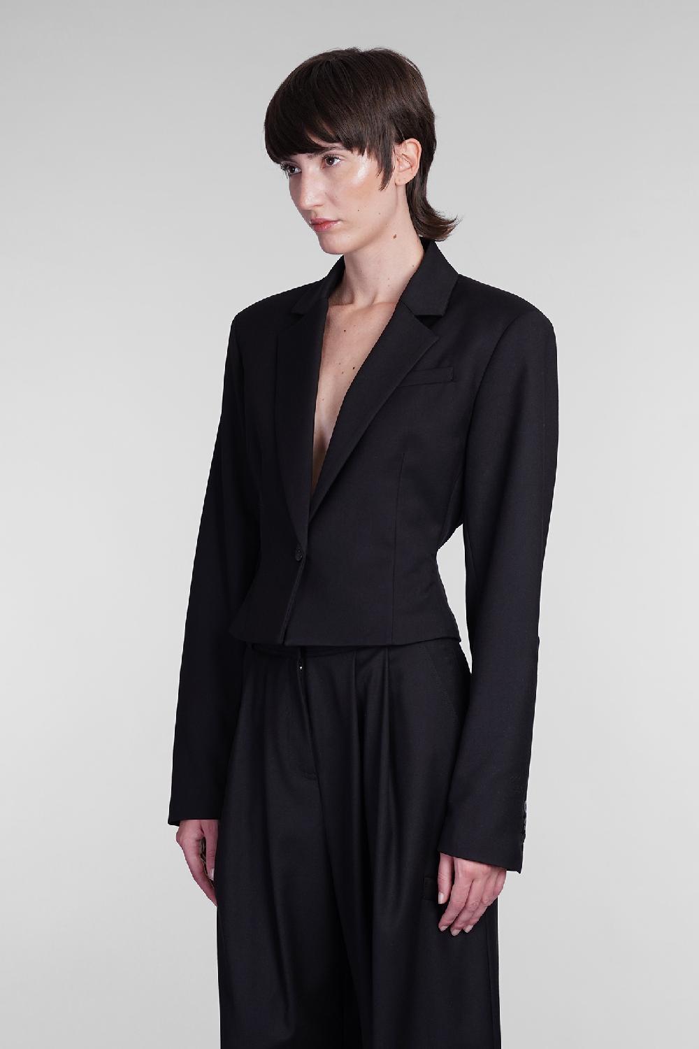 Deliberti Andreadamo Blazer In Poliestere Nero Cod. 405559 - Deliberti The Luxury Shopping