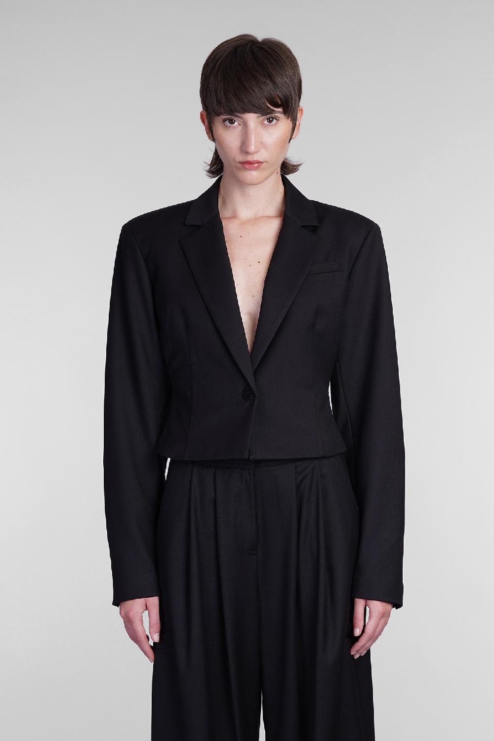 Deliberti Andreadamo Blazer in poliestere nero cod. 405559 - Deliberti The Luxury Shopping