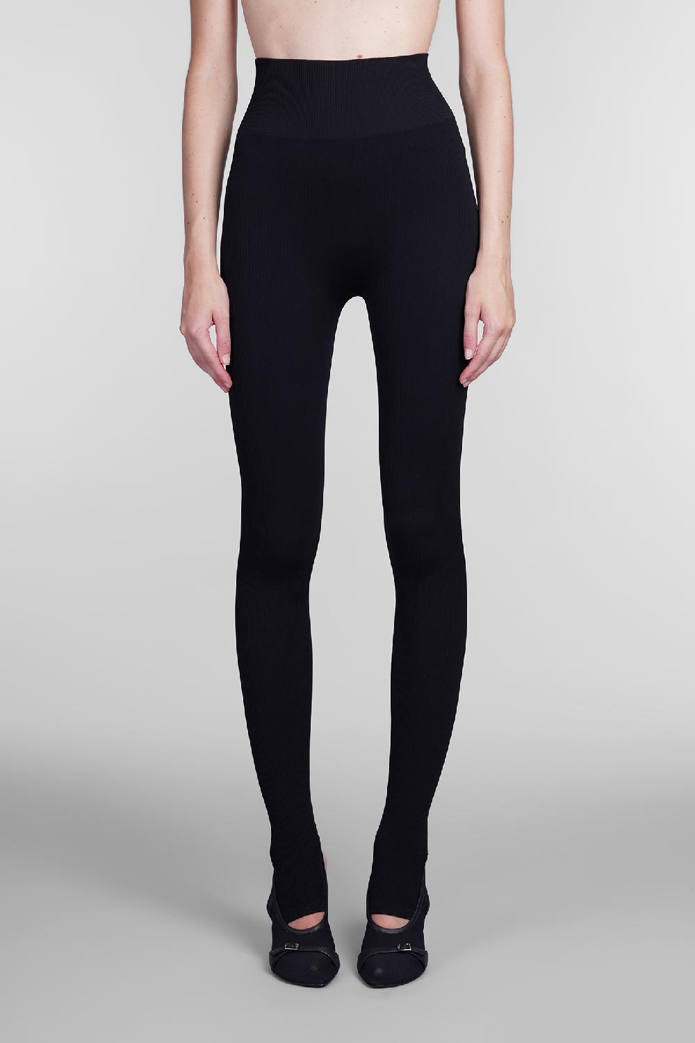 Deliberti Andreadamo Leggings in poliammide nera cod. 404406 - Deliberti The Luxury Shopping