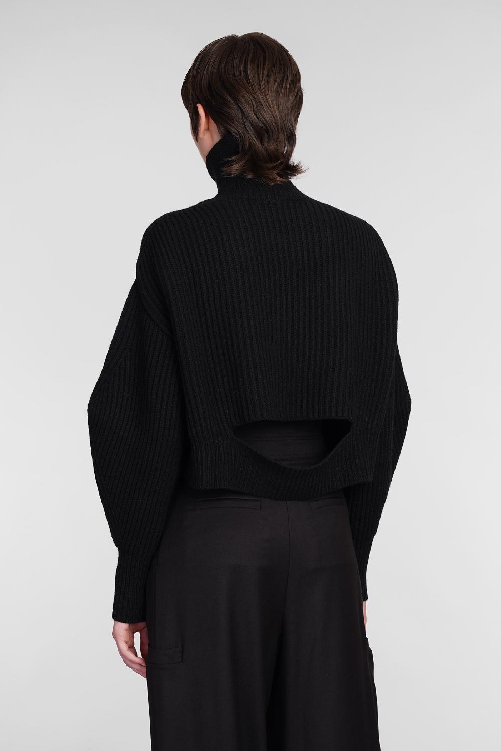 Deliberti Andreadamo Maglia In Lana Nera Cod. 406587 - Deliberti The Luxury Shopping