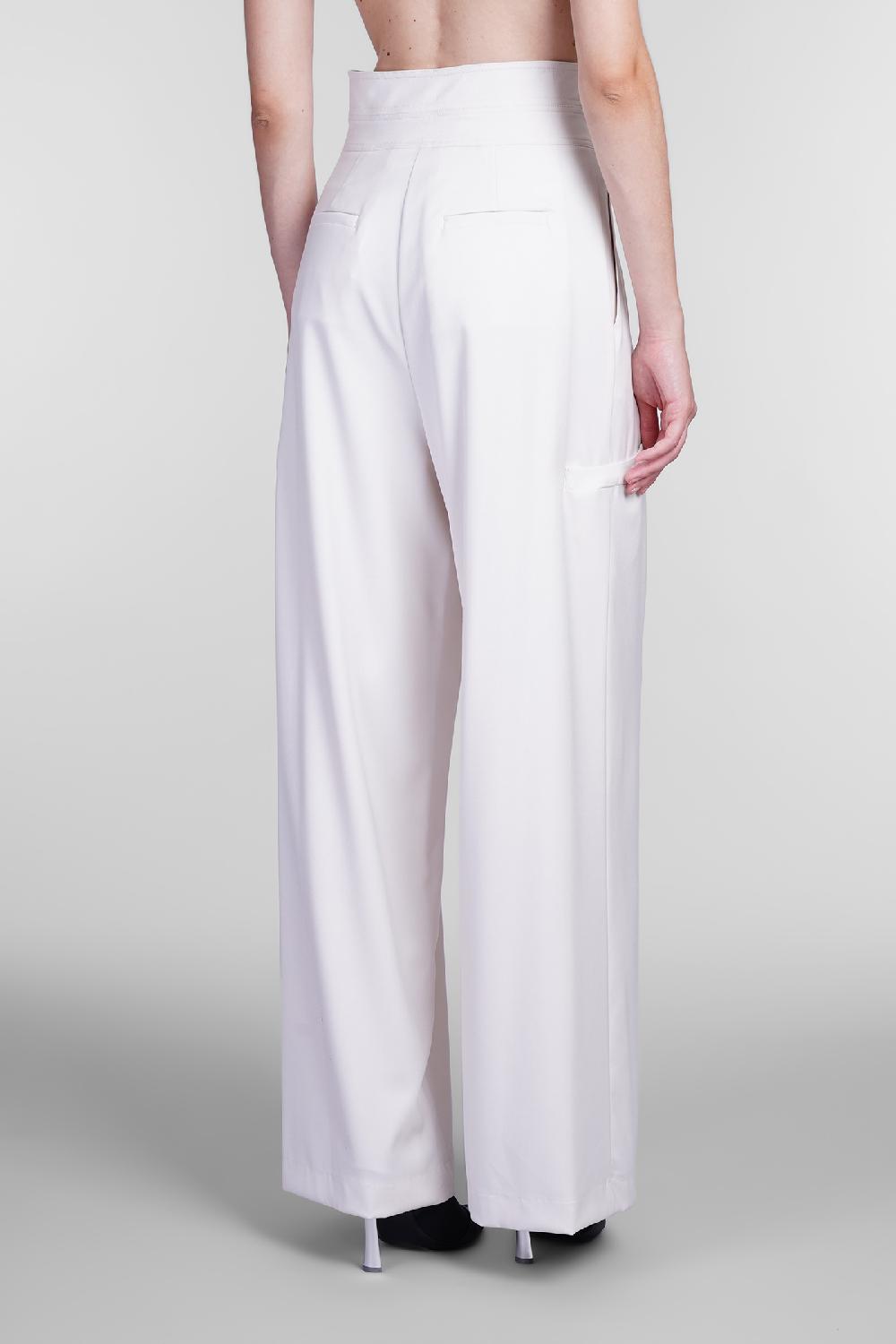Deliberti Andreadamo Pantalone In Poliestere Bianco Cod. 405560 - Deliberti The Luxury Shopping